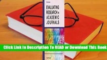 [Read] Evaluating Research in Academic Journals: A Practical Guide to Realistic Evaluation  For