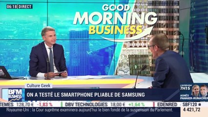 On a testé le smartphone pliable de Samsung - Culture Geek, par Anthony Morel - 17/09