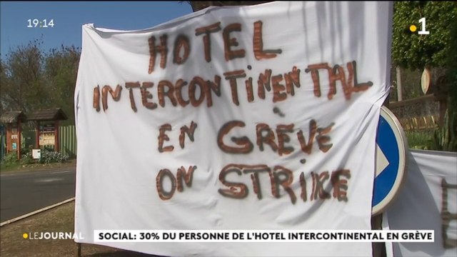 Début de grève à l’hôtel Intercontinental de Tahiti