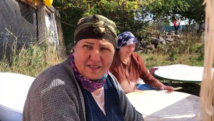 Karslı kadınların imece usulü kış hazırlığı