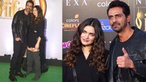 Arjun Rampal attends IIFA 2019 green carpet with GF Gabriella Demetriades; Watch video | FilmiBeat