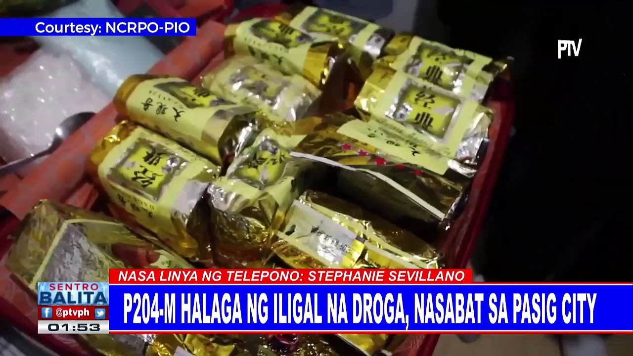 P204-M halaga ng iligal na droga, nasabat sa Pasig City