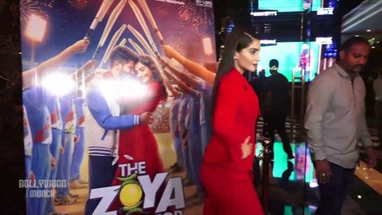 Zoya Factor Special Screening For Indian Cricket Team | Sonam Kapoor, Dulquer Salmaan