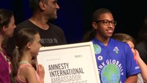 Greta Thunberg receives Amnesty human rights award
