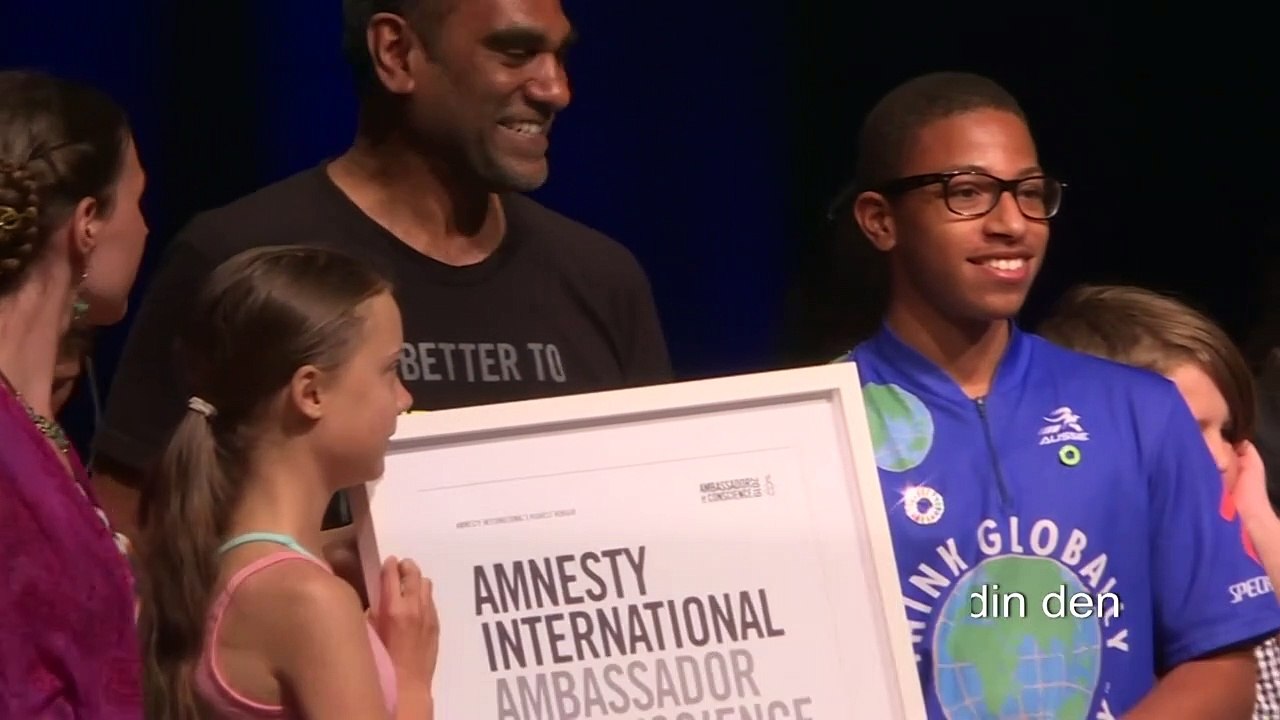 Greta Thunberg ist 'Botschafterin des Gewissens'