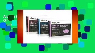 About For Books  GMAT Official Guide 2020 Bundle: 3 Books + Online Question Bank  For Online