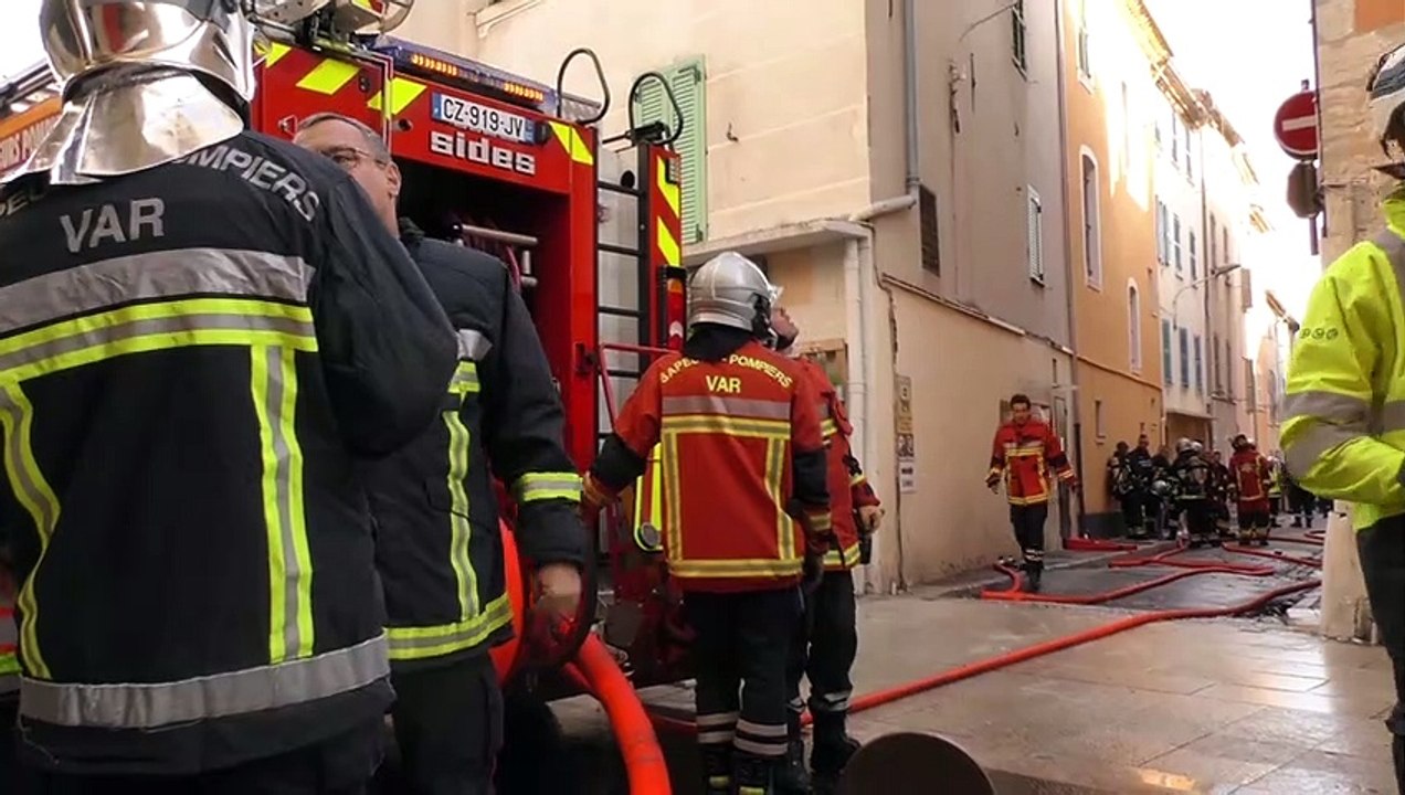 Un appartement ravagé par un inc à La Valette
