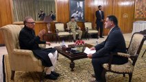 Pakistan Cumhurbaşkanı Arif Alvi AA'ya konuştu (1)