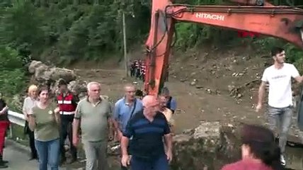 Rize'de ormana çöp depolama alanına tepki
