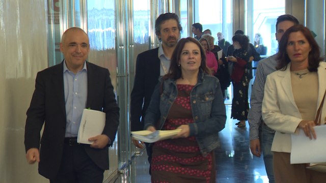 Reunión del Grupo Parlamentario Socialista en el Congreso