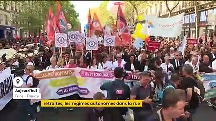 Retraite : les professions libérales ont manifesté en nombre contre la réforme