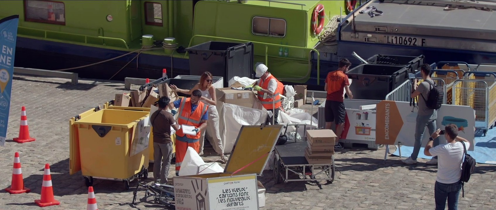 Déchetterie fluviale