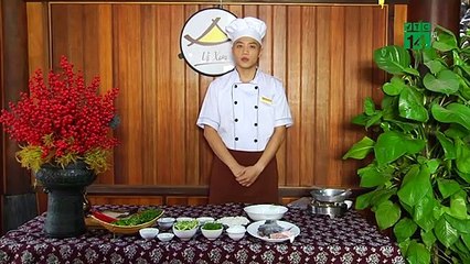 Cách làm món bún chả cá lăng đen