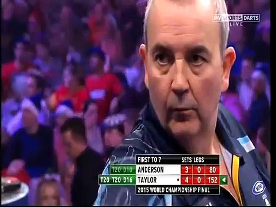 PDC World Darts Championship Final 2015 - Gary Anderson vs Phil Taylor  3of4