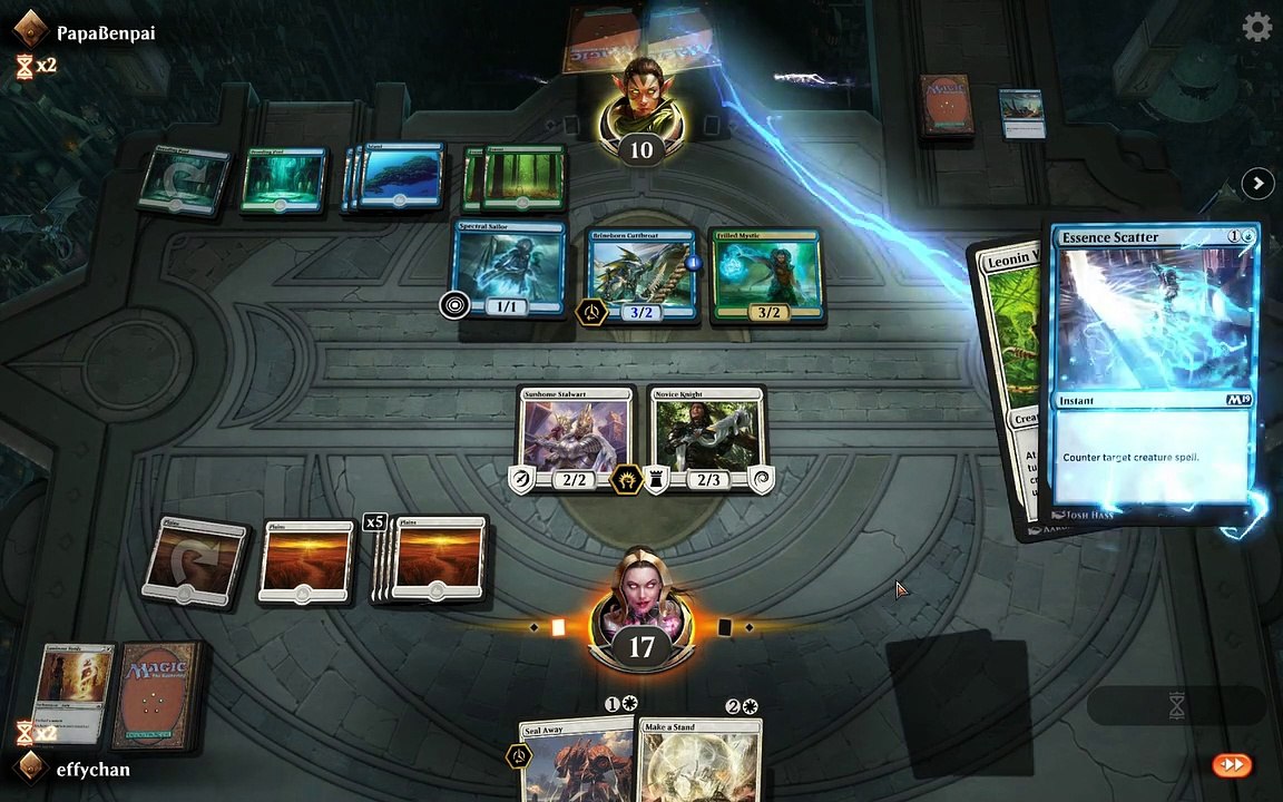 Mono White vs Simic Flash (Standard Ranked)