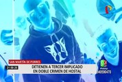 Crimen en SMP: capturan a tercer implicado en doble asesinato