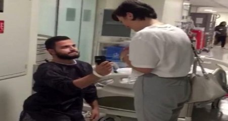 Kalp ameliyatı öncesi evlilik teklif etti!