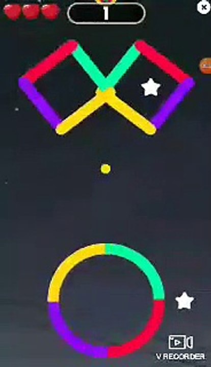 Colour ball playing game