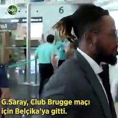 Galatasaray, Club Brugge maçı için Belçika'ya gitti