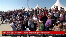 TEKNOFEST İstanbul - Türk Yıldızları gösteri uçuşu