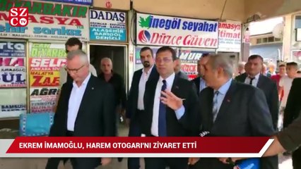 Ekrem İmamoğlu, Harem Otogarı'nı ziyaret etti