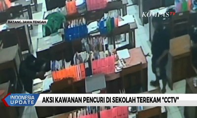 Aksi Kawanan Pencuri di Sekolah Terekam CCTV
