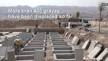 Hundreds of graves moved as town prepares to be flooded