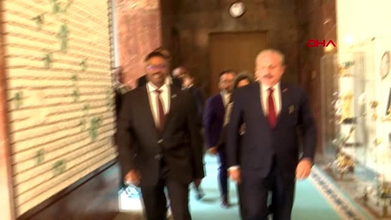 Ankara tbmm başkanı şentop somali temsilciler meclisi başkanını kabul etti