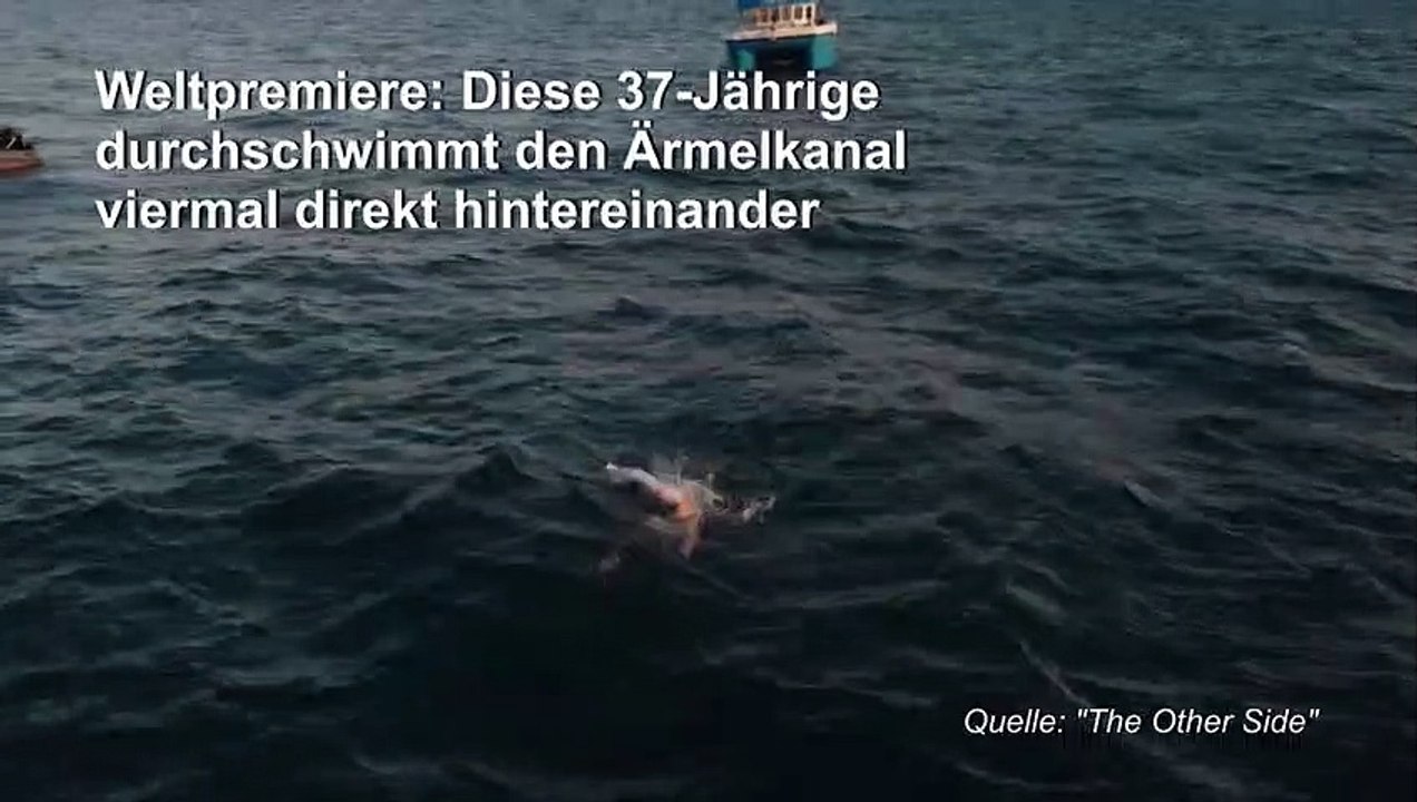 Brustkrebsüberlebende durchschwimmt Ärmelkanal viermal hintereinander