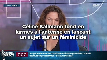 Céline Kallmann fond en larmes à l'antenne en lançant un sujet effroyable !