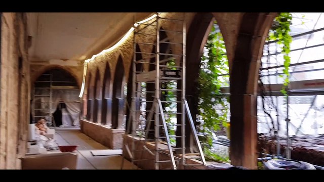 Visite du chantier des Dominicains à Colmar