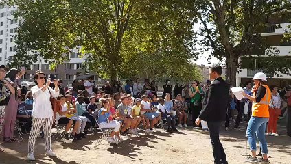 Saint-Fons : Démolition de la tour du 54, rue Carnot