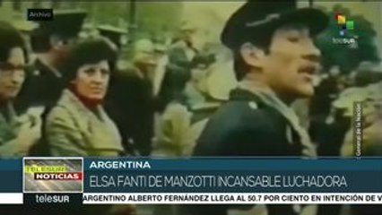 Fallece Elsa Fanti de Manzotti integrante de Madres de Plaza de Mayo