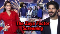 The Zoya Factor screening | Former cricketers Ajit Agarkar, Zaheer Khan attend