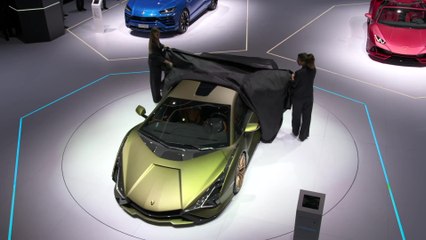 Lamborghini Press Conference at the 2019 Frankfurt Motor Show