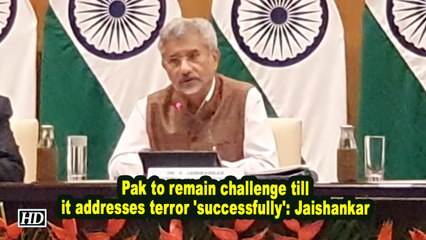 Pak to remain challenge till it addresses terror 'successfully': Jaishankar