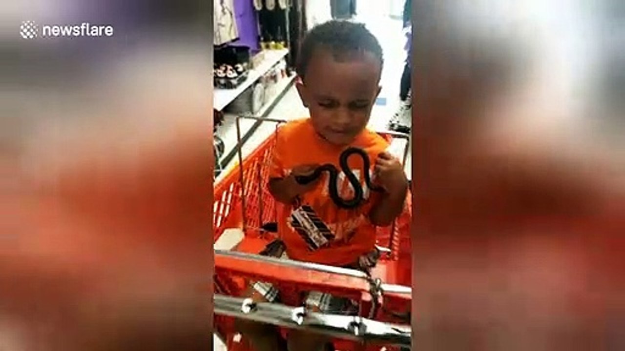 'No thank you mommy!' Spooked little boy remains incredibly polite to prankster mom