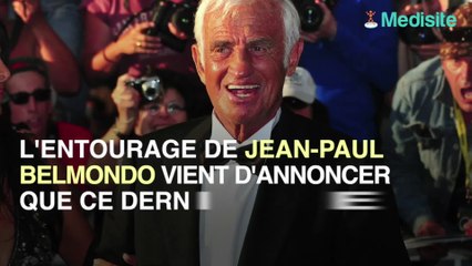 Jean-Paul Belmondo, victime d'une mauvaise chute