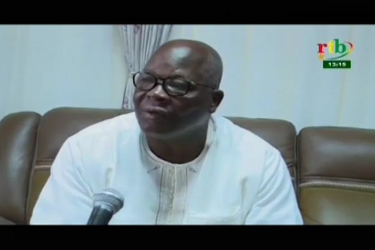 RTB/Déclaration du Ministre de l’administration territoriale, Simeon SAWADOGO suite à la marche du SYNAFI