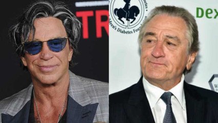Mickey Rourke Reveals He's Had a 30-Year Feud With Robert De Niro