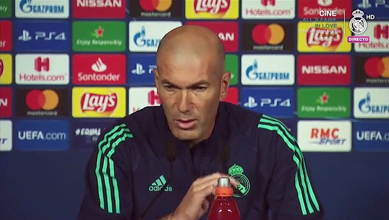 Zidane: "¿La BBH? Suena bien, veremos mañana..."