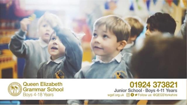 Wakefield QEGS Junior School for boys promotional video