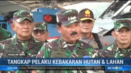 TNI Akan Bantu Polri Tangkap Pelaku Karhutla