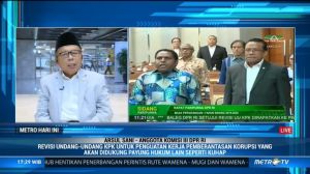 Arsul Sani: Revisi UU KPK Diharapkan Bisa Dorong Efektivitas Pengembalian Kerugian Negara