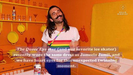 Jameela Jamil had the best response to her twinning moment with Jonathan Van Ness