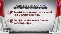 Beberapa Poin Revisi UU KPK yang Disetujui dan Tidak Disetujui Presiden Jokowi