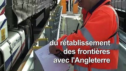 Test de contrôle douanier post-Brexit au tunnel sous la Manche 2