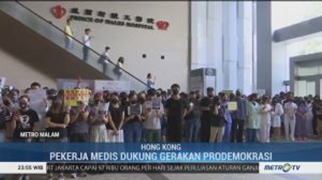 Pekerja Medis di Hong Kong Dukung Gerakan Prodemokrasi