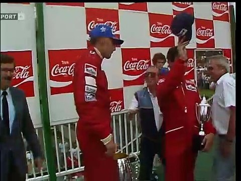 F1 1984 Formel 1 GP von Österreich Siegerinterview mit Niki Lauda von Helmut Marko