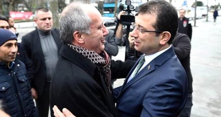 Ekrem İmamoğlu'ndan Muharrem İnce yorumu: Benim Cumhurbaşkanı adayım